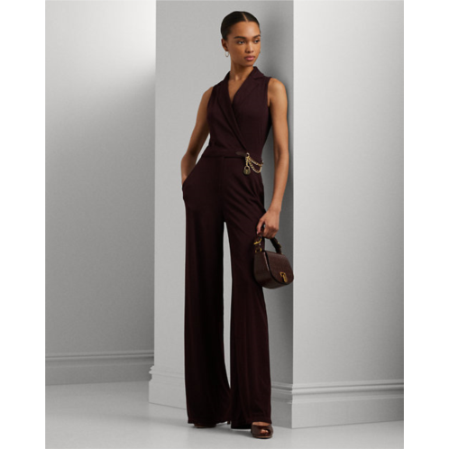 Polo Ralph Lauren Chain-Trim Stretch Jersey Jumpsuit