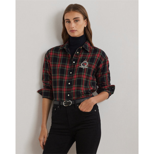 Polo Ralph Lauren Relaxed Fit Checked Plaid Cotton Shirt