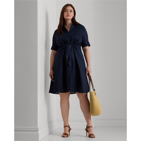 Polo Ralph Lauren Tie-Front Linen Shirtdress