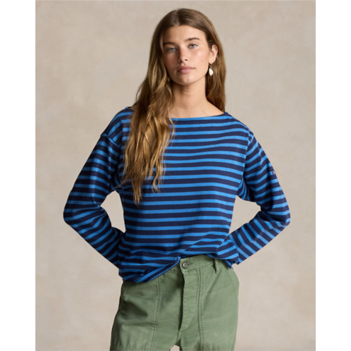 Polo Ralph Lauren Striped Boatneck Jersey Tee