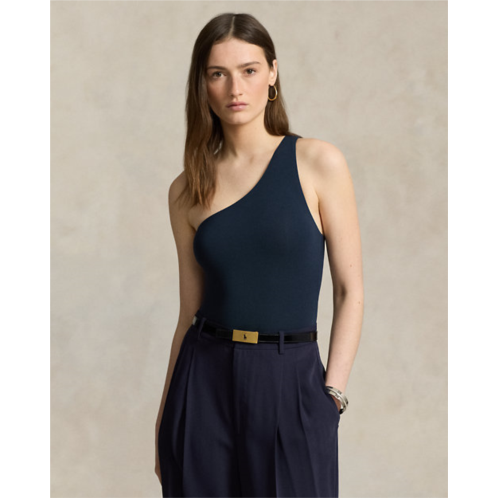 Polo Ralph Lauren Stretch Jersey One-Shoulder Bodysuit