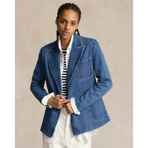 Polo Ralph Lauren Double-Breasted Denim Blazer