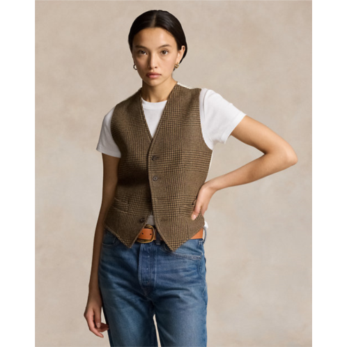 Polo Ralph Lauren Tweed Front-Panel Vest