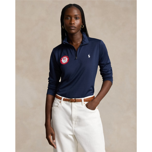 Polo Ralph Lauren Team USA Micro-Dot Mesh Quarter-Zip