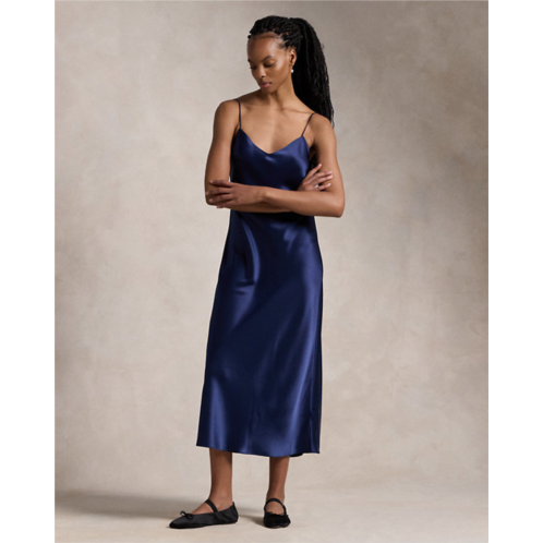 Polo Ralph Lauren Satin Midi Slip Dress