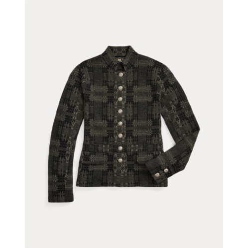 RRL Wool-Cashmere Jacquard Sweater Jacket