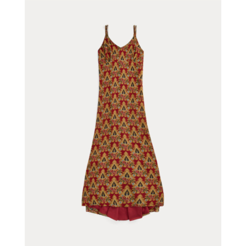 RRL Paisley Silk Georgette Dress