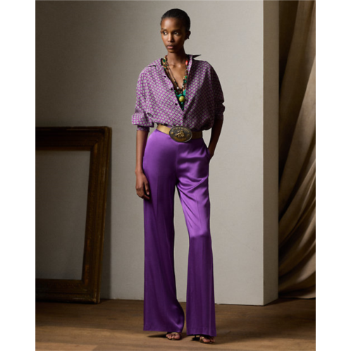 Polo Ralph Lauren Chevonne Crepe-Back Satin Pant