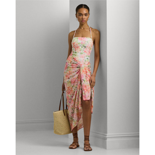 Polo Ralph Lauren Tropical-Print Cotton Voile Wrap Skirt