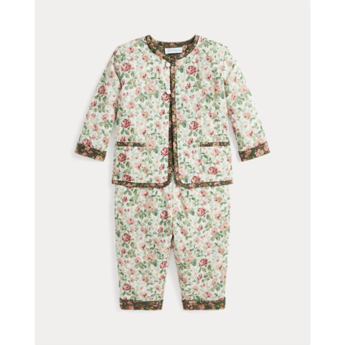 Polo Ralph Lauren Floral Reversible Jacket & Pant Set