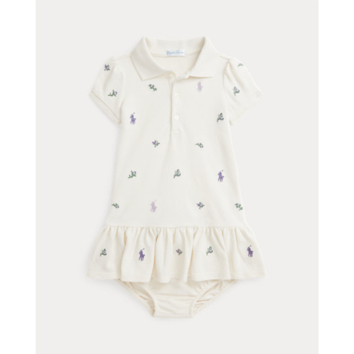 Polo Ralph Lauren Polo Pony Mesh Polo Dress & Bloomer