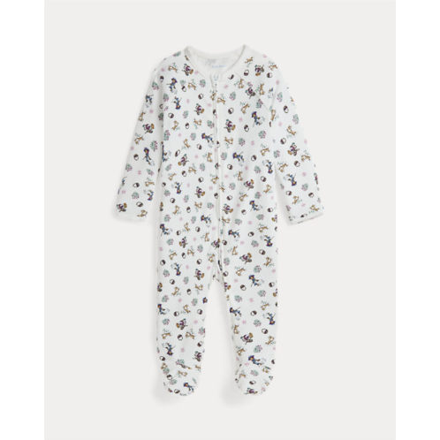 Polo Ralph Lauren Polo Bear Cotton Footed Coverall