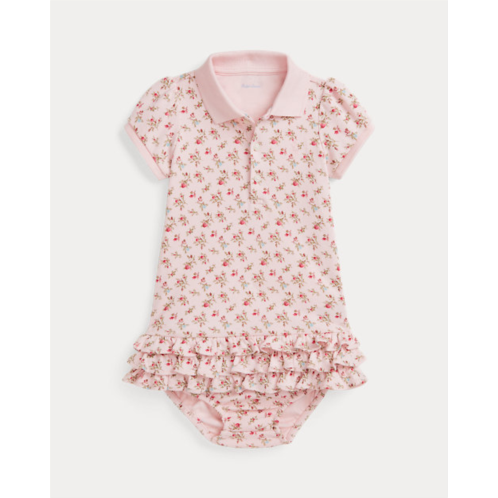 Polo Ralph Lauren Floral Soft Cotton Polo Dress & Bloomer