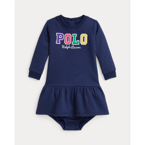 Polo Ralph Lauren Logo Fleece Dress & Bloomer