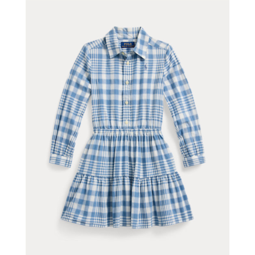 Polo Ralph Lauren Gingham Cotton Madras Shirtdress