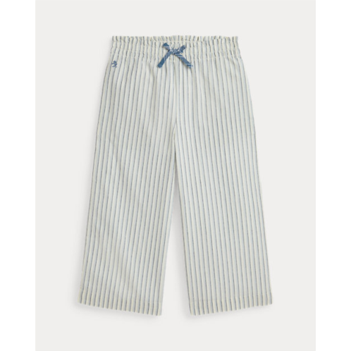 Polo Ralph Lauren Striped Cotton Madras Pull-On Pant