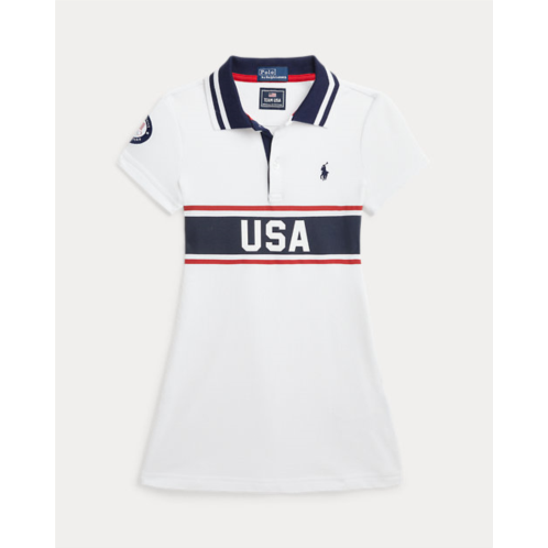 Polo Ralph Lauren Team USA Stretch Mesh Polo Dress