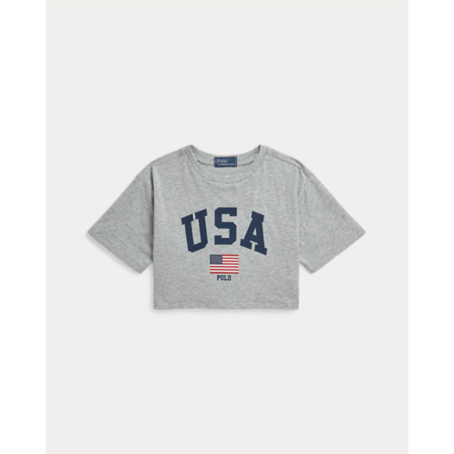 Polo Ralph Lauren Team USA Cotton Jersey Boxy Tee