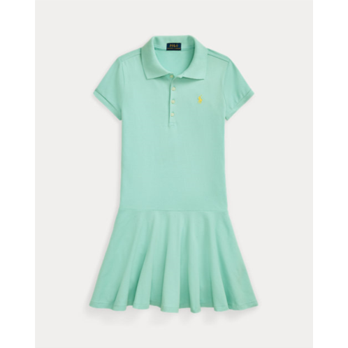 Girls 7-16 Stretch Mesh Polo Dress