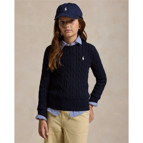 Polo Ralph Lauren Cable-Knit Cotton Sweater