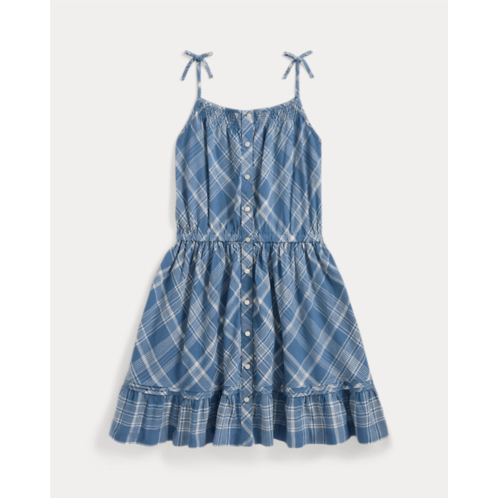 Polo Ralph Lauren Plaid Cotton Madras Dress