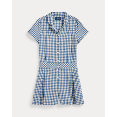 Polo Ralph Lauren Gingham Cotton Madras Romper