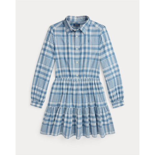 Polo Ralph Lauren Gingham Cotton Madras Shirtdress