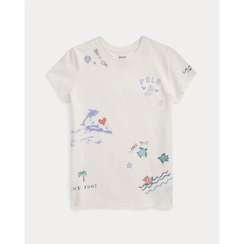 Polo Ralph Lauren Cotton Jersey Graphic Tee