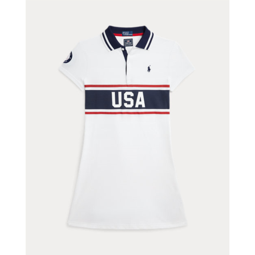 Polo Ralph Lauren Team USA Stretch Mesh Polo Dress