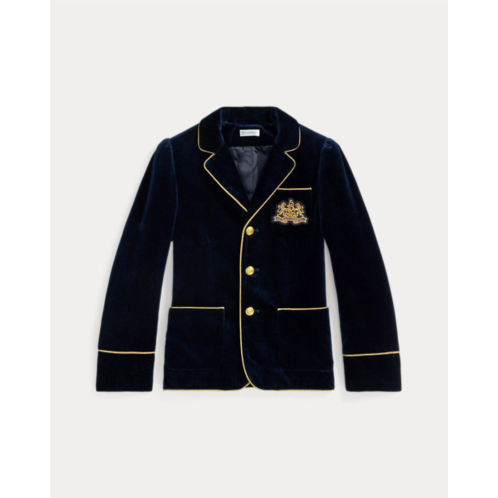 Girls 7-16 Cotton Velvet Blazer