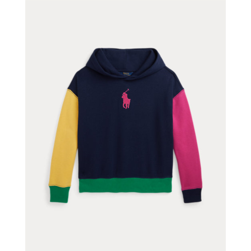 Polo Ralph Lauren Color-Blocked Big Pony Fleece Hoodie