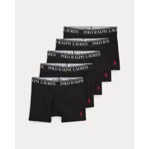 Polo Ralph Lauren Stretch Cotton Jersey Boxer Brief 5-Pack