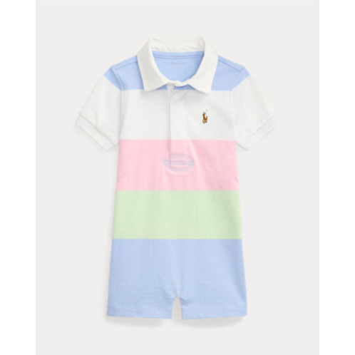 Baby Boy Striped Cotton Jersey Rugby Shortall