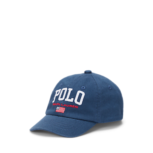 Polo Ralph Lauren Flag Logo Cotton Chino Ball Cap