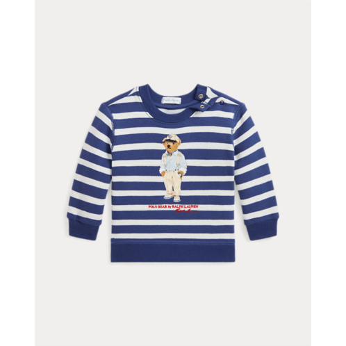 Polo Ralph Lauren Striped Polo Bear Fleece Sweatshirt