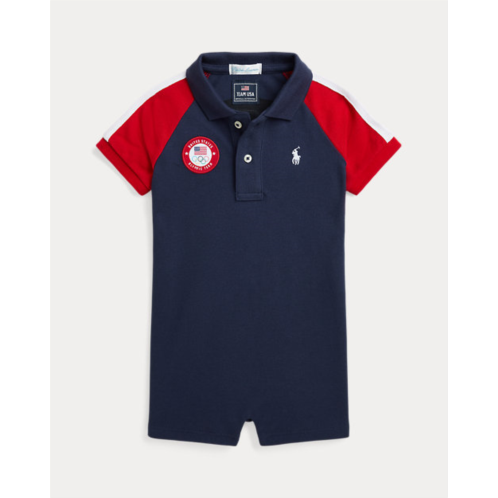 Polo Ralph Lauren Team USA Cotton Mesh Polo Shortall