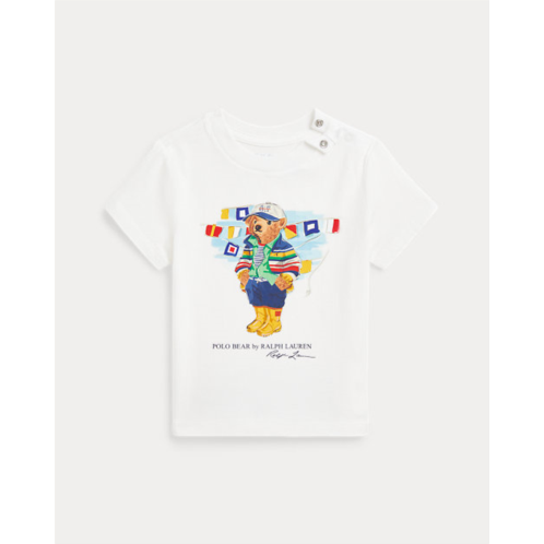 Baby Boy Polo Bear Cotton Jersey Tee