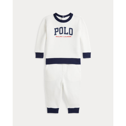 Baby Boy Logo Fleece Sweatshirt & Jogger Pant Set