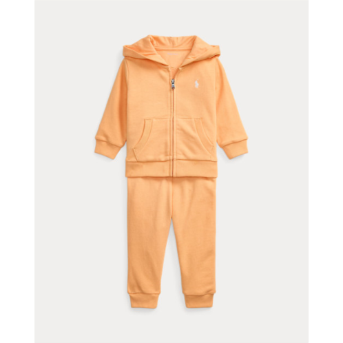 Baby Boy French Terry Full-Zip Hoodie & Pant Set