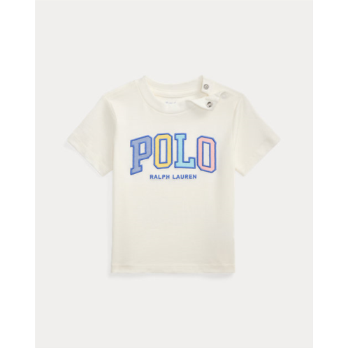 Baby Boy Logo Cotton Jersey Tee