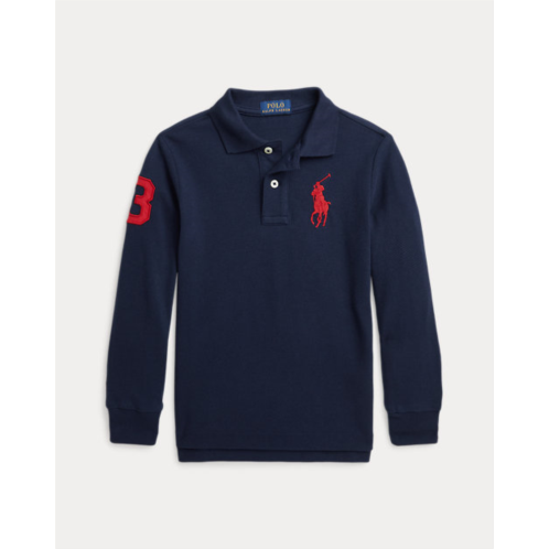 Polo Ralph Lauren Big Pony Mesh Long-Sleeve Polo