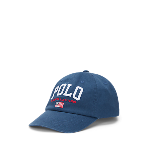 Polo Ralph Lauren Flag Logo Cotton Chino Ball Cap