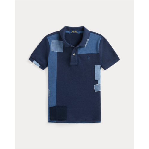 Polo Ralph Lauren Patchwork Cotton Mesh Polo Shirt