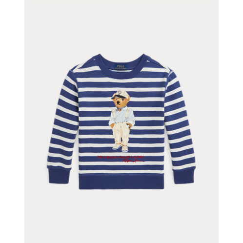 Polo Ralph Lauren Striped Polo Bear Fleece Sweatshirt