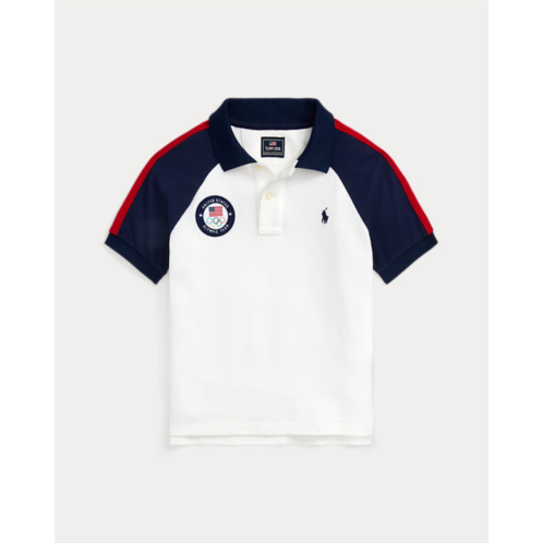 Polo Ralph Lauren Team USA Cotton Mesh Polo Shirt