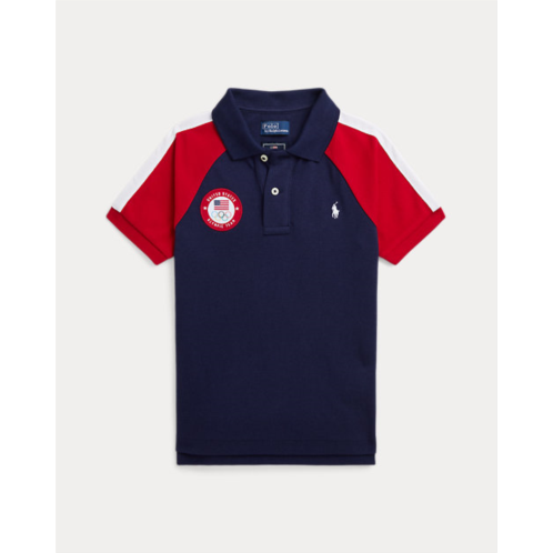 Polo Ralph Lauren Team USA Cotton Mesh Polo Shirt