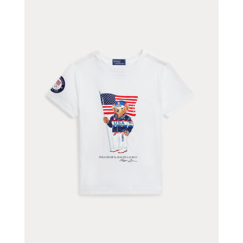 Polo Ralph Lauren Team USA Polo Bear Cotton Jersey Tee