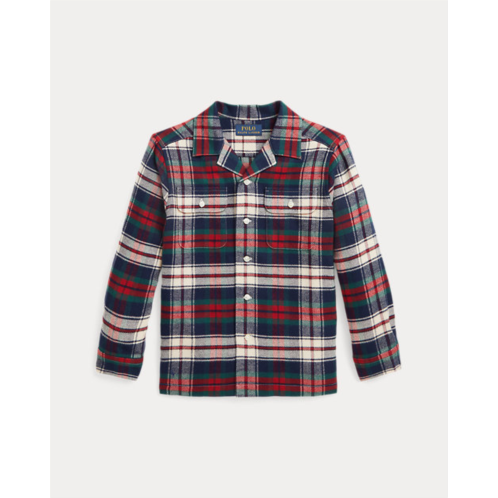 Polo Ralph Lauren Plaid Cotton Twill Camp Shirt