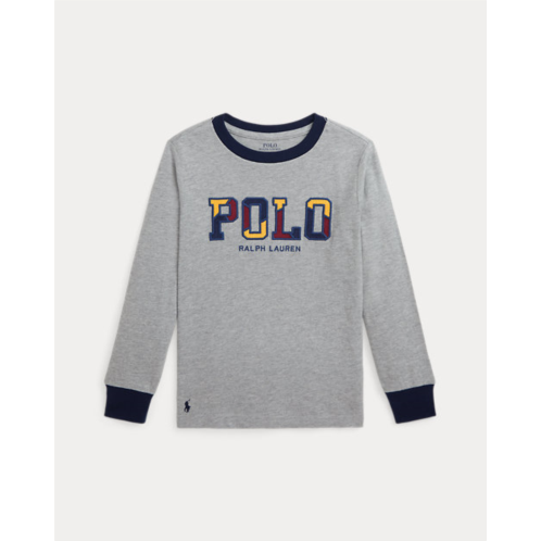 Polo Ralph Lauren Corduroy-Logo Cotton Long-Sleeve Tee