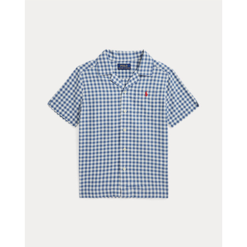 Polo Ralph Lauren Gingham Cotton Madras Camp Shirt